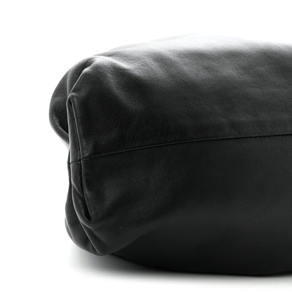 Bottega Veneta Smooth Butter Calf The Pouch Oversized Clutch Black 9 of 10