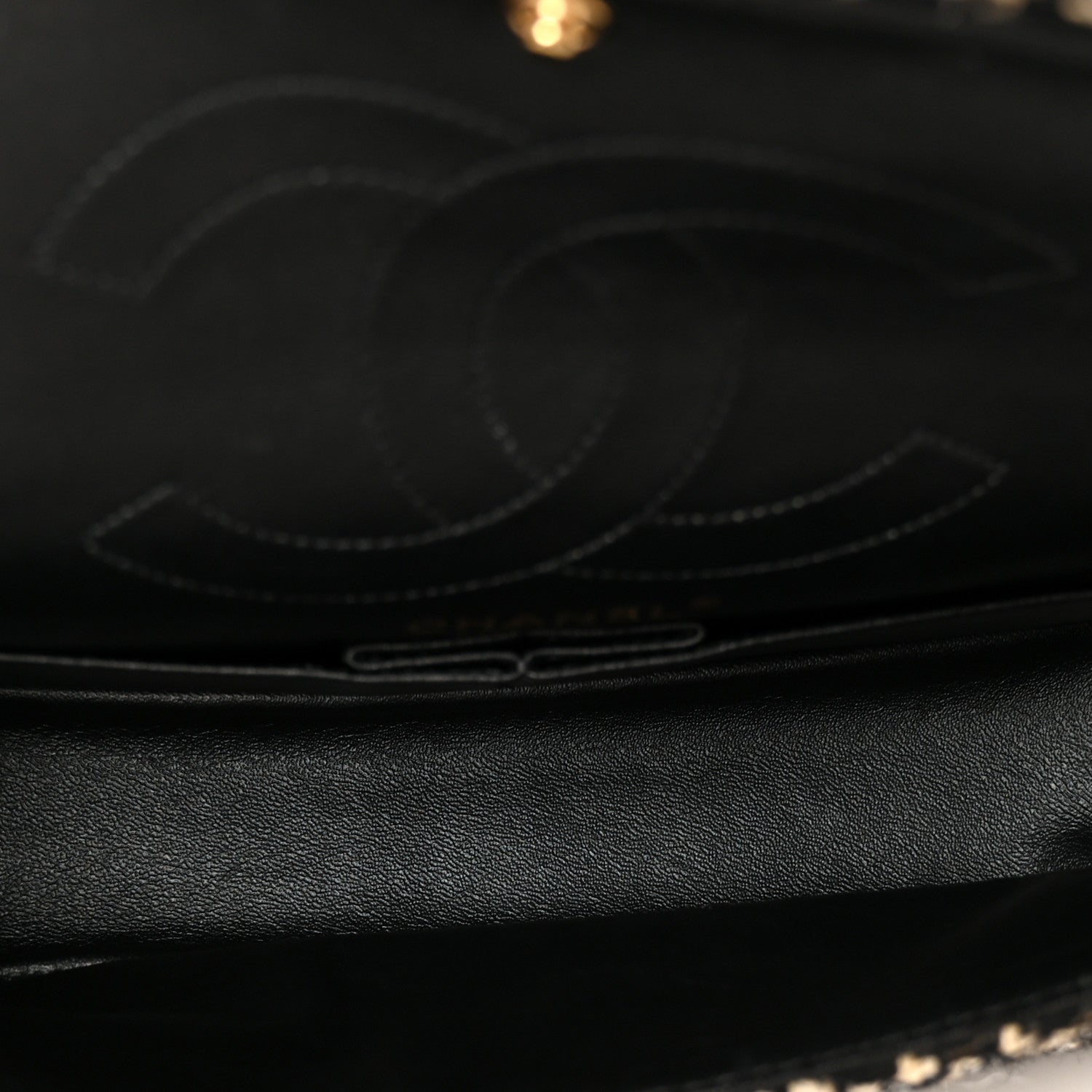 Chanel Fantasy Tweed 2.55 Reissue 225 Flap Black White 5 of 10