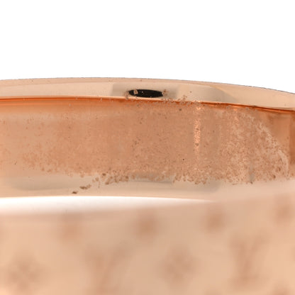 Louis Vuitton Brass Monogram Nanogram Cuff S Pink Gold 7 of 7
