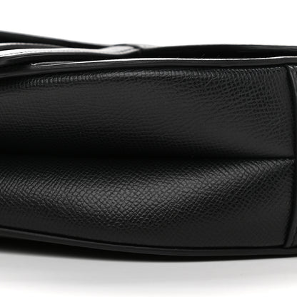 Christian Dior Grained Calfskin Saddle Bag Black 9 of 9
