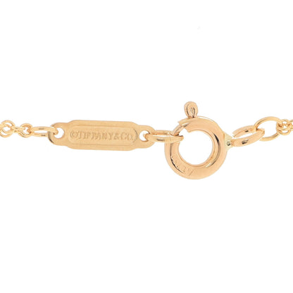 Tiffany 18K Yellow Gold Infinity Double Chain Pendant Necklace 4 of 6