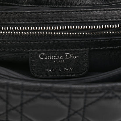 Christian Dior Lambskin Cannage New Lock Flap Black 7 of 11