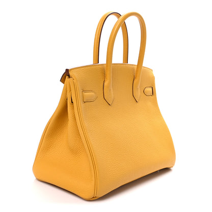 Hermes Togo BIRKIN 30 Jaune Ambre 3 of 10