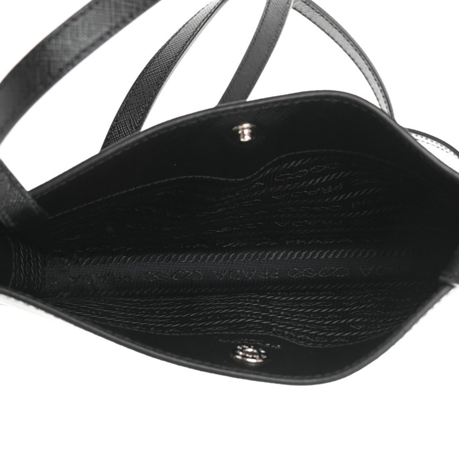 Prada Saffiano Crossbody Bag Black 4 of 9