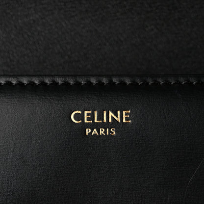 Celine Shiny Calfskin Triomphe Shoulder Bag Black 6 of 10