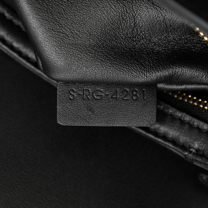 Celine Shiny Calfskin Medium Triomphe Black 8 of 11