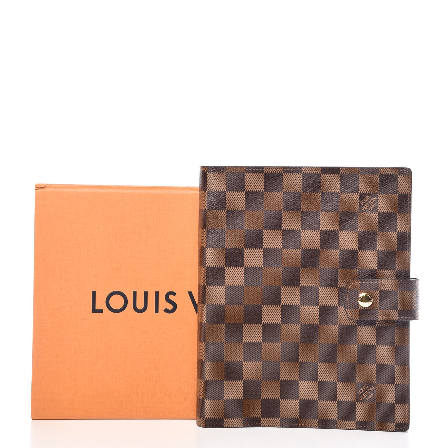 Damier Ebene Large Ring Agenda Cover