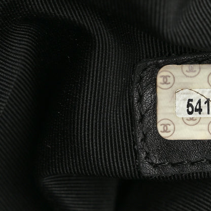 Chanel Lambskin CC Stitched Logo Tote Black 7 of 12