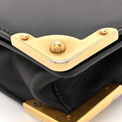 Prada City Calfskin Saffiano Cahier Pochette Black 10 of 14