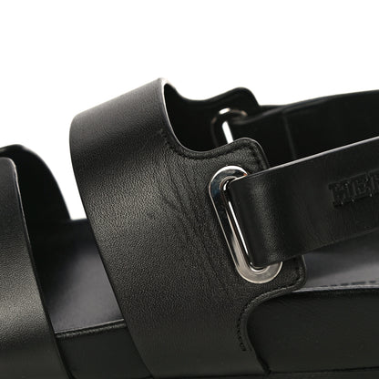 Hermes Calfskin Womens Takara Sandals 35 Black 9 of 10