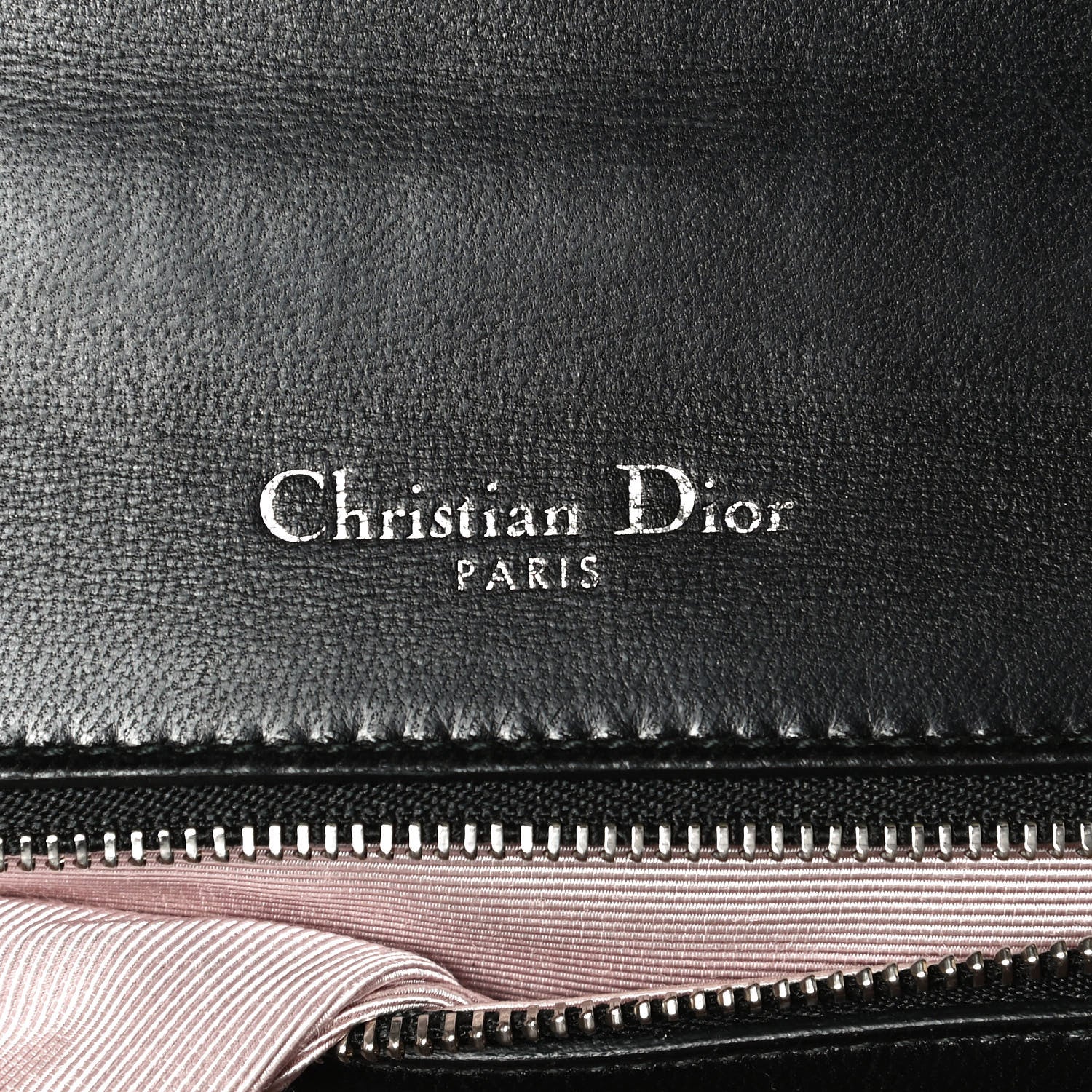 Christian Dior Lambskin Medium Diorama Flap Bag Black 6 of 12