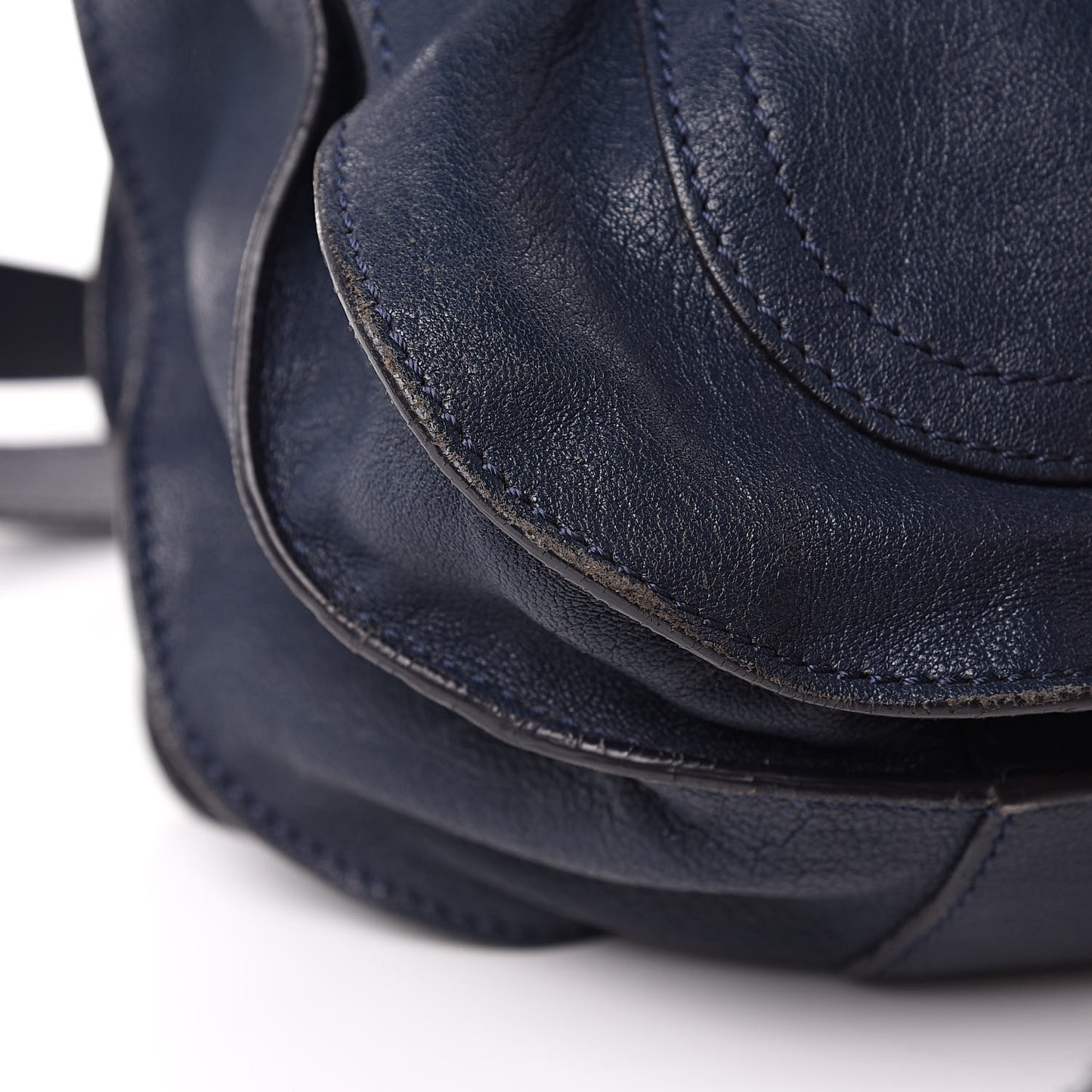 Lambskin PS1 Extra Large Satchel Indigo