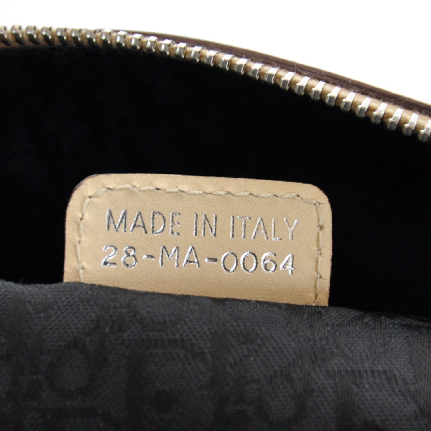 Christian Dior Coated Canvas Argyle Golf Satchel 8 of 8