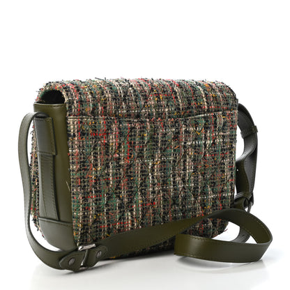 Chanel Tweed Sequins Havana Stroll Messenger Khaki 2 of 4