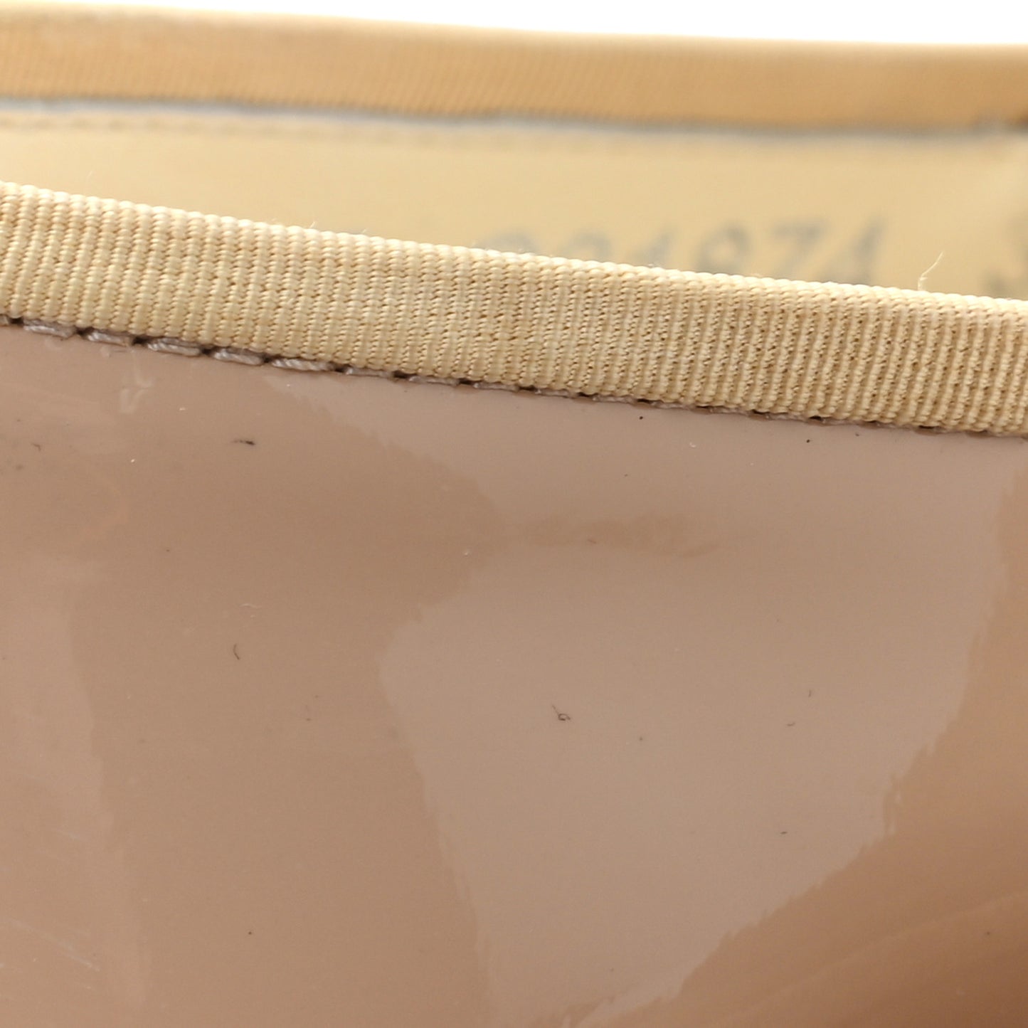 Patent CC Loafers Espadrille 35 Beige