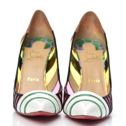 Christian Louboutin Patent Kid PVC Bandy 100 Pumps 41 Multicolor 2 of 10