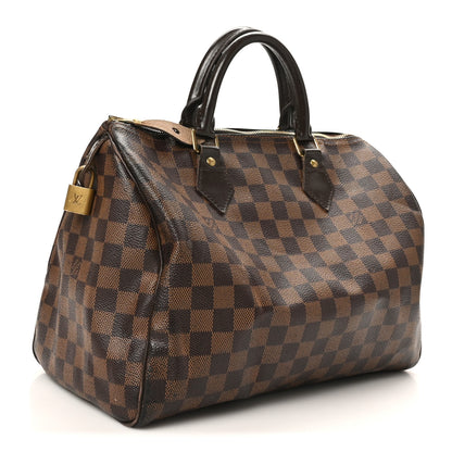 Louis Vuitton Damier Ebene Speedy 30 3 of 12