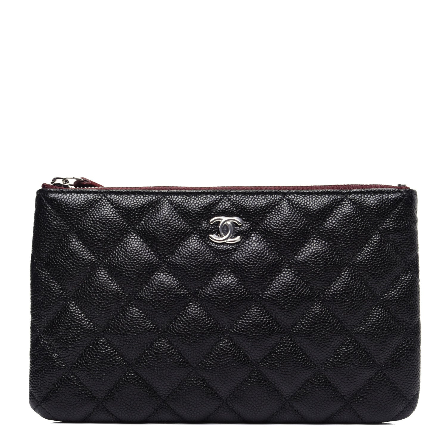 Chanel Caviar Quilted Cosmetic Case Black 1 of 9