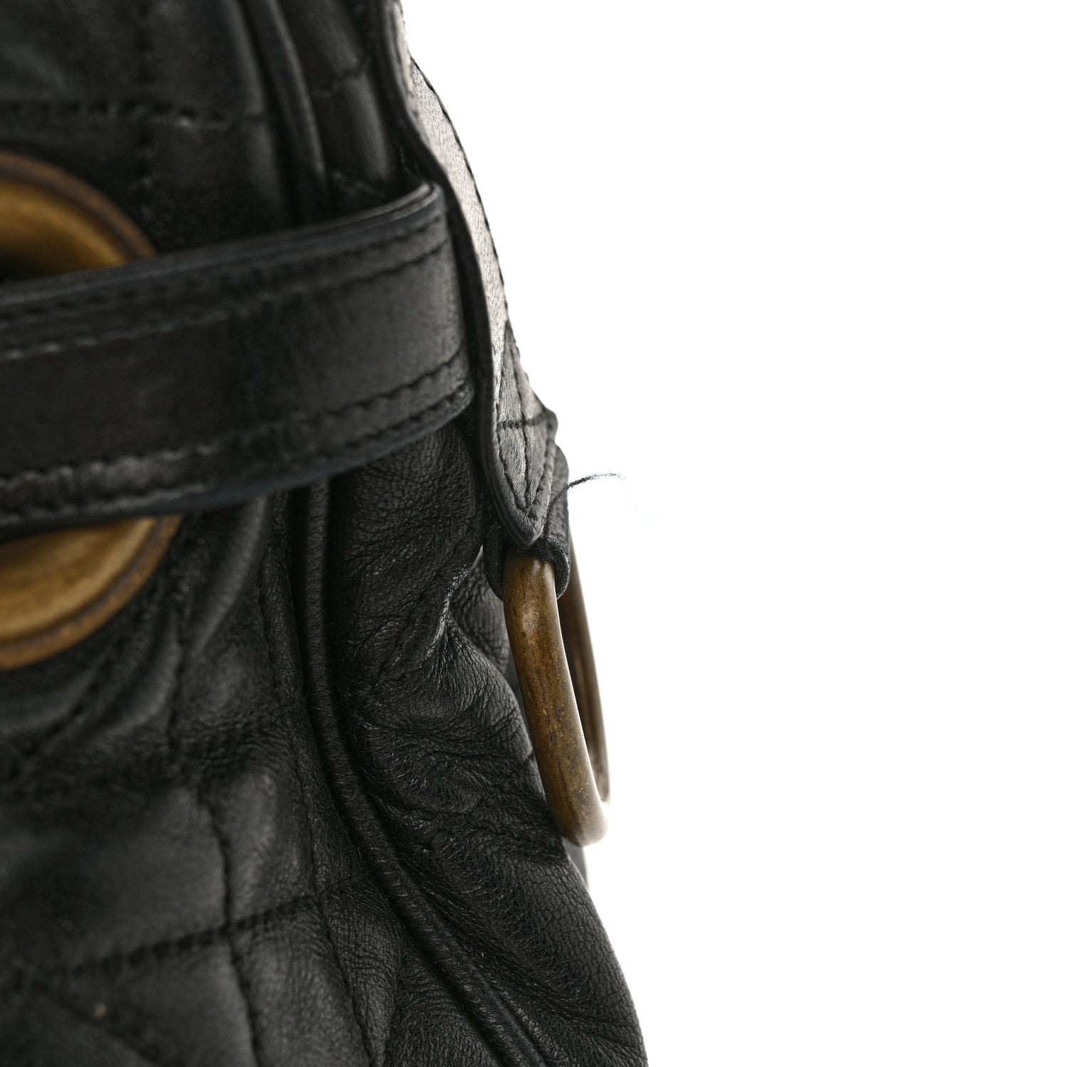 Christian Dior Lambskin Cannage Flap Messenger Bag Black 13 of 15