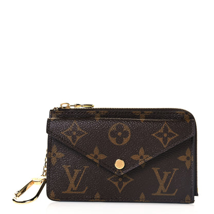 Louis Vuitton Monogram Recto Verso Card Holder Black 1 of 8