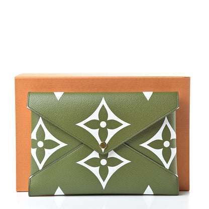 Louis Vuitton Monogram Giant Large Kirigami Pochette Kaki 9 of 9