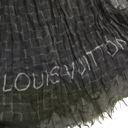 Louis Vuitton Cashmere and Silk Damier Etole Black 4 of 7