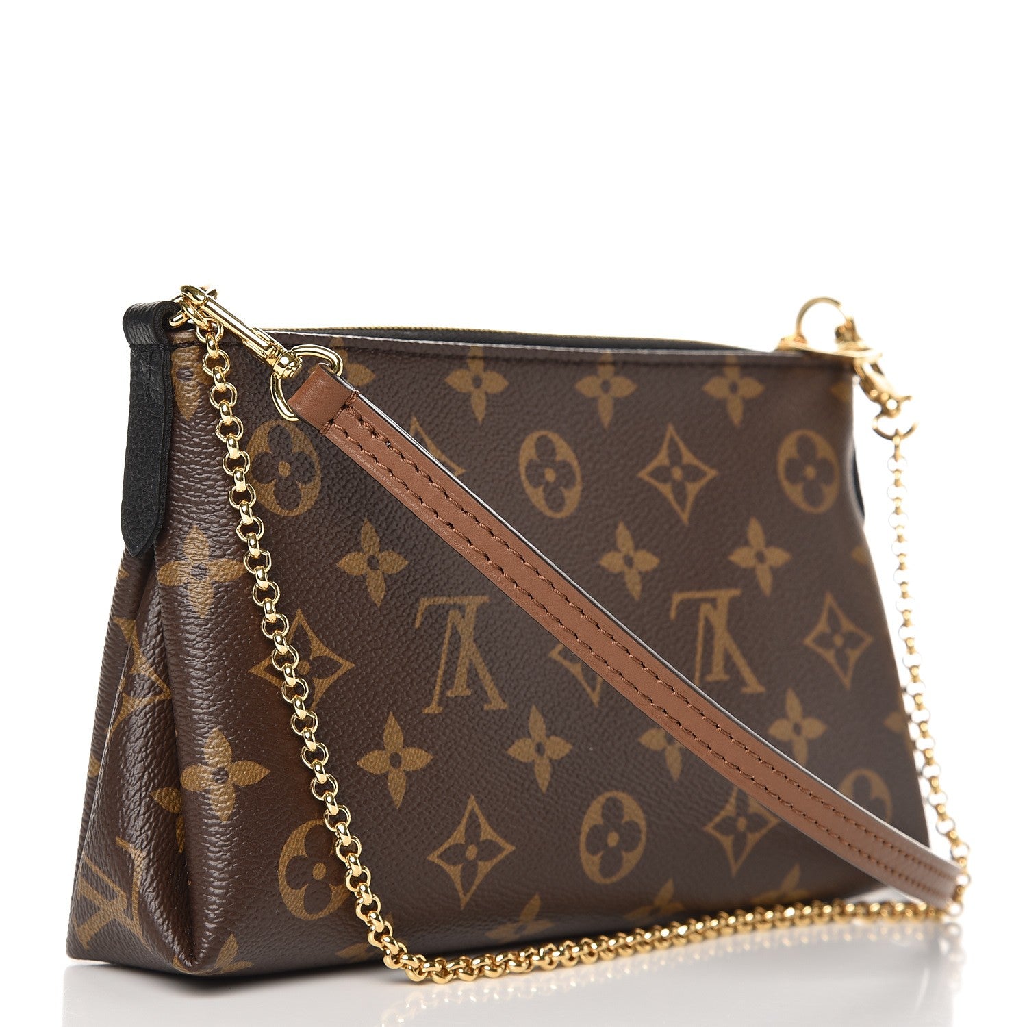 Louis Vuitton Monogram Pallas Clutch Black 3 of 7