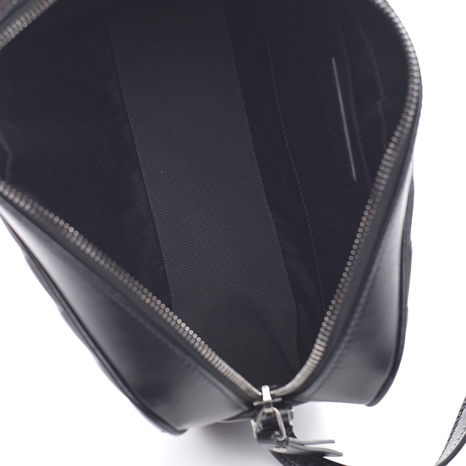 Saint Laurent Calfskin Matelasse Monogram Lou Camera Bag Black 5 of 7