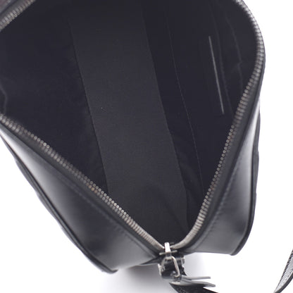 Saint Laurent Calfskin Matelasse Monogram Lou Camera Bag Black 5 of 7