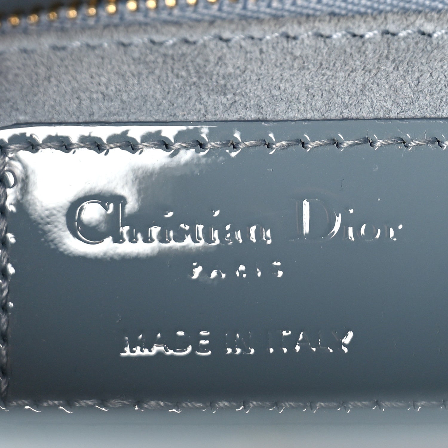 Christian Dior Patent Cannage Medium Lady Dior Cloud Blue 6 of 8