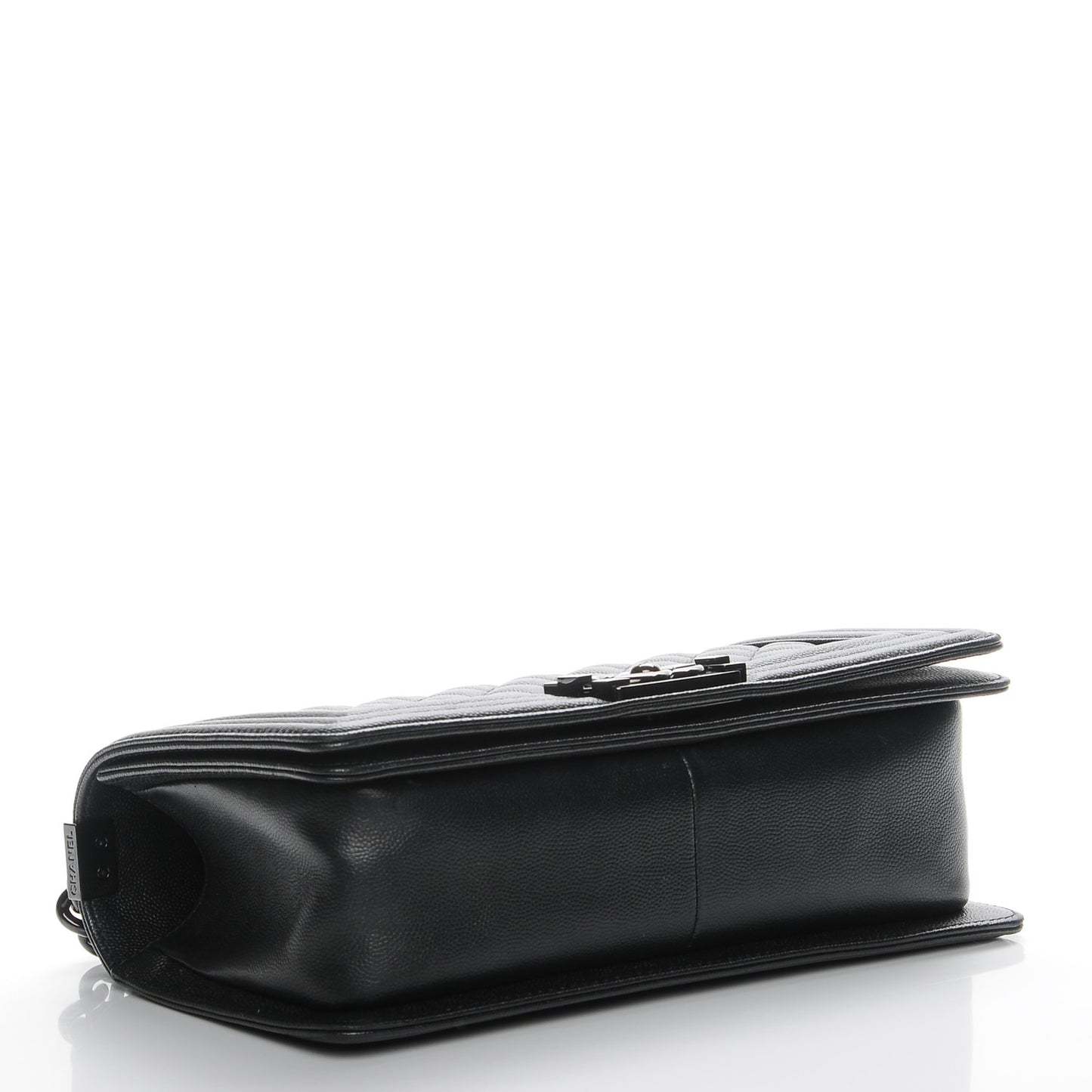 Caviar Quilted Medium Boy Flap So Black