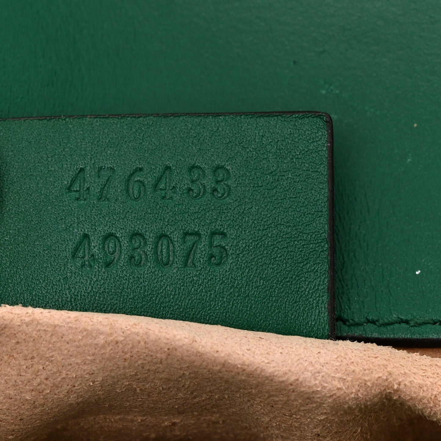 Calfskin Matelasse Super Mini GG Marmont Shoulder Bag Emerald Green