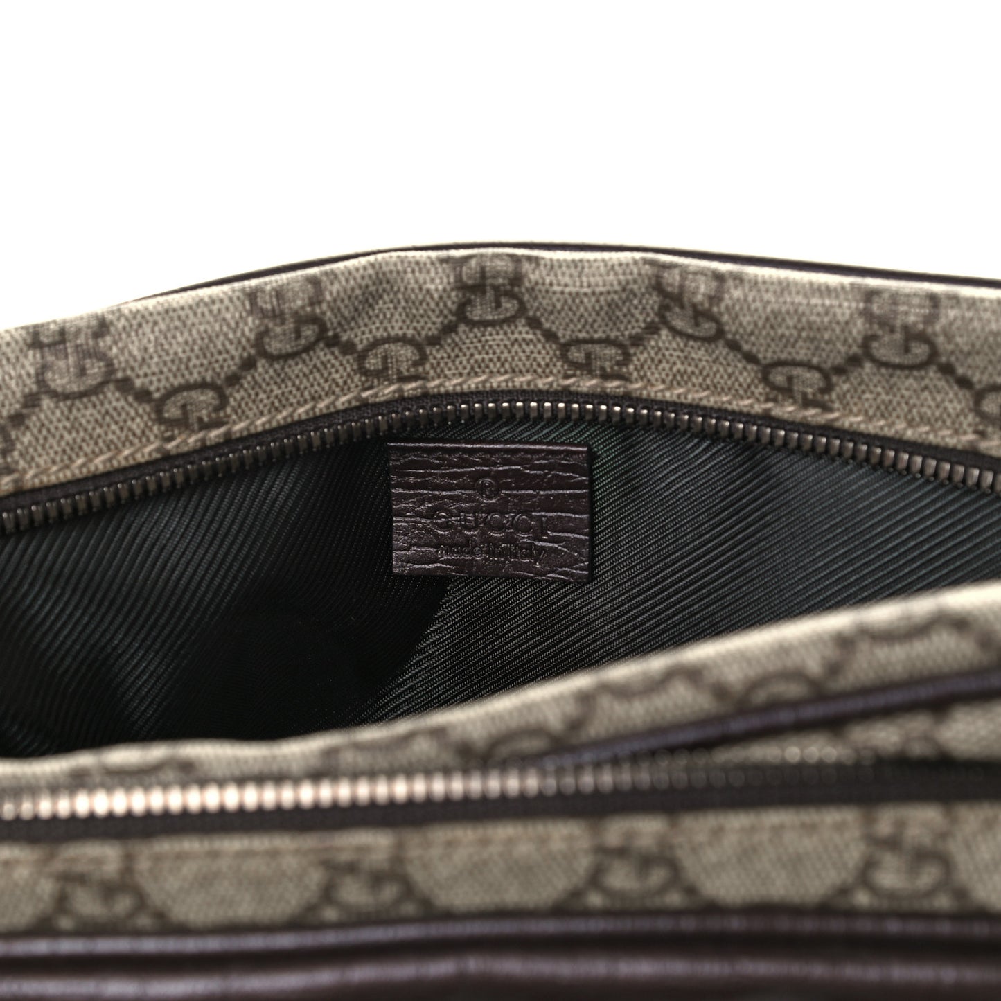 GG Plus Monogram Camera Bag Dark Brown