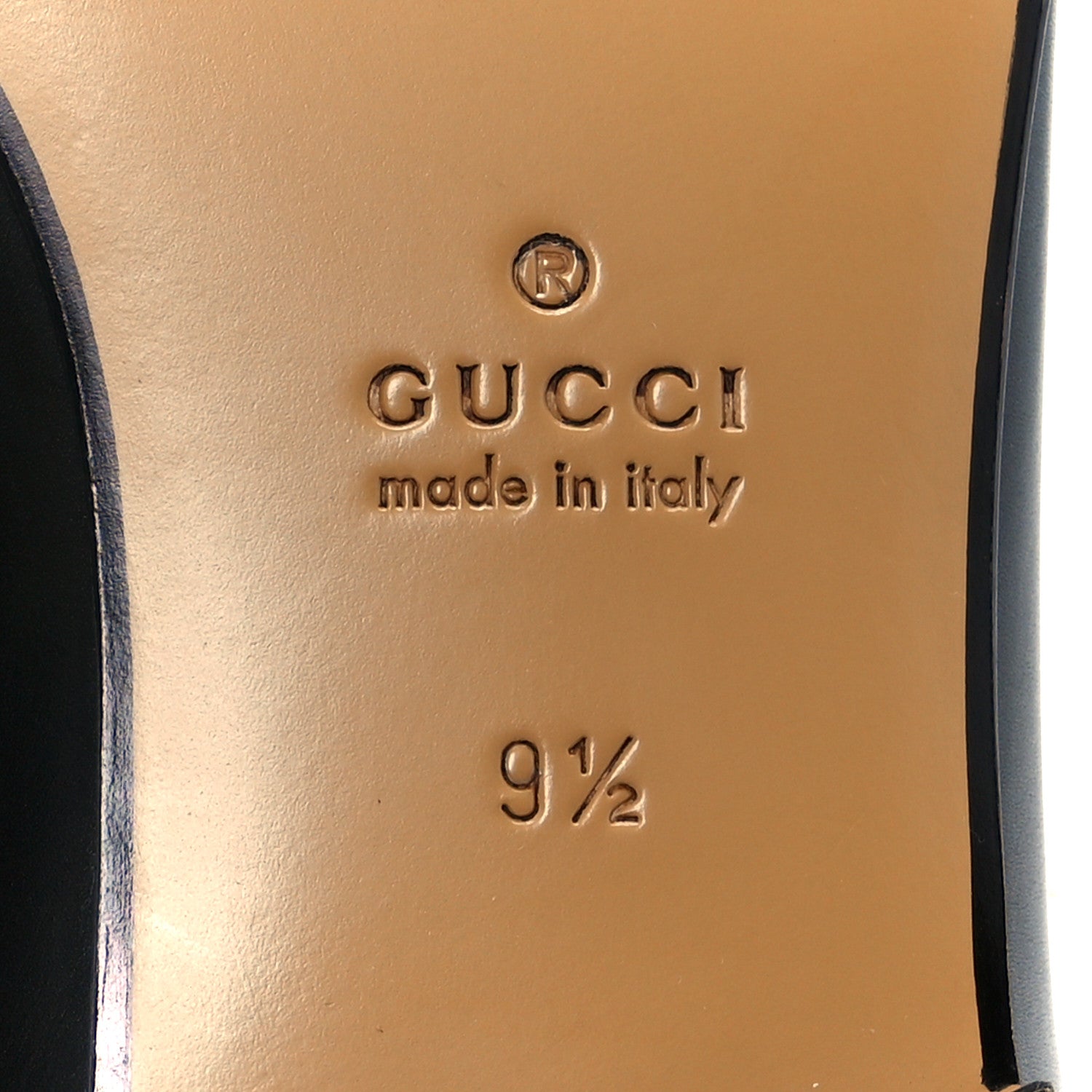 Gucci Betis Glamour Calfskin Horsebit Mens Jordaan Loafers 9.5 Black 16 of 22