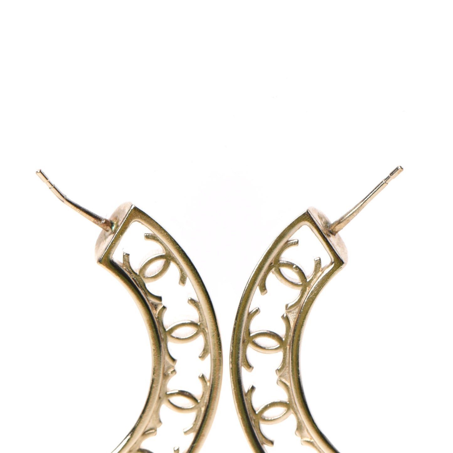 CC Hoop Earrings Gold