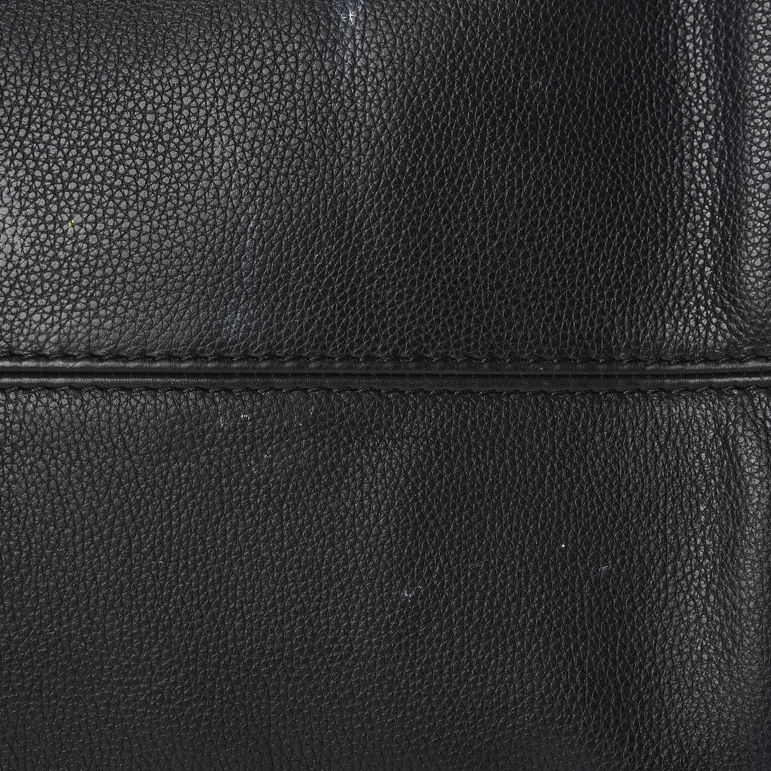 Alexander McQueen Pebbled Calfskin Large Skull Padlock Zip Around Tote Black 16 of 20