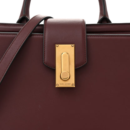 Marc Jacobs Calfskin Small West End Top Handle Bag Burgundy 7 of 14