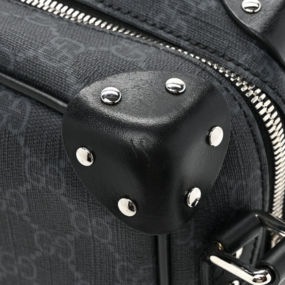 Gucci GG Supreme Monogram Selleria Calfskin Square Messenger Bag Black 13 of 13
