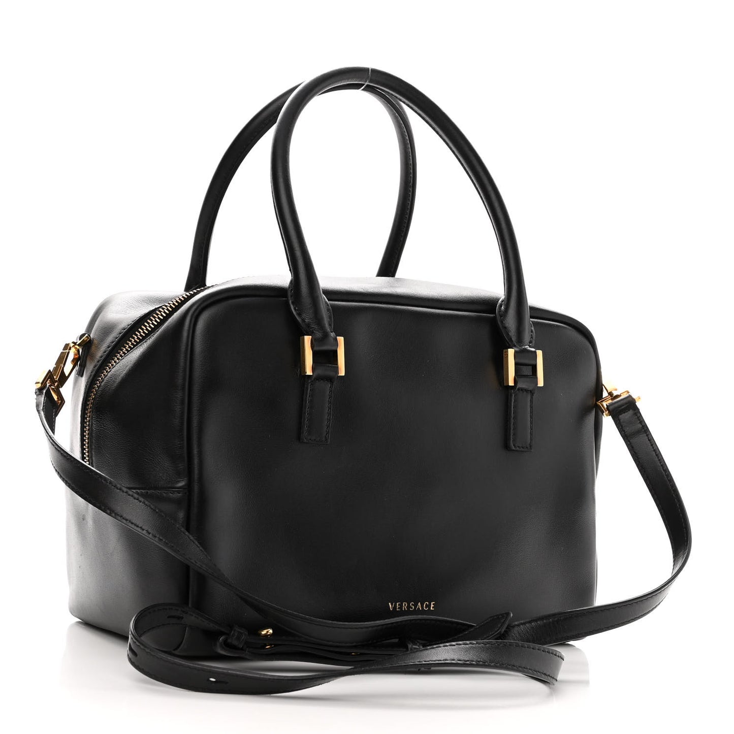 Saffiano Virtus Small Bowling Bag Black
