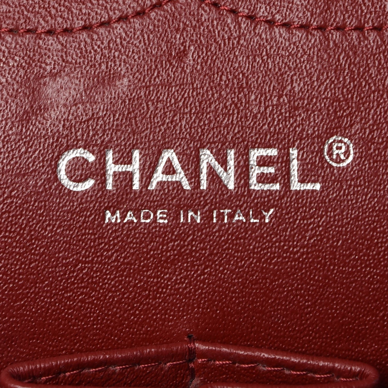 Chanel Caviar Quilted Jumbo Double Flap Burgundy 7 of 13