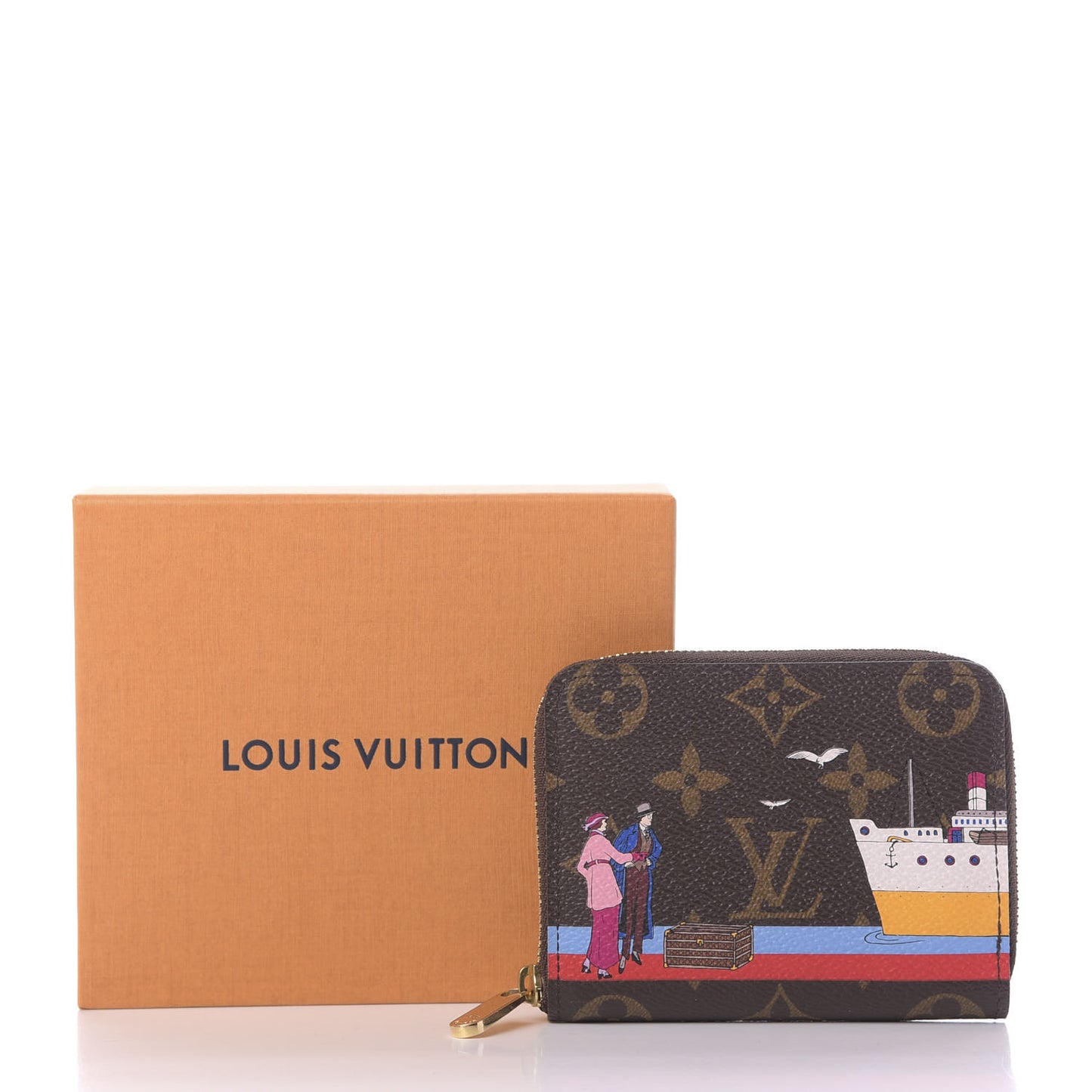 Monogram 2016 Christmas Animation Zippy Coin Purse