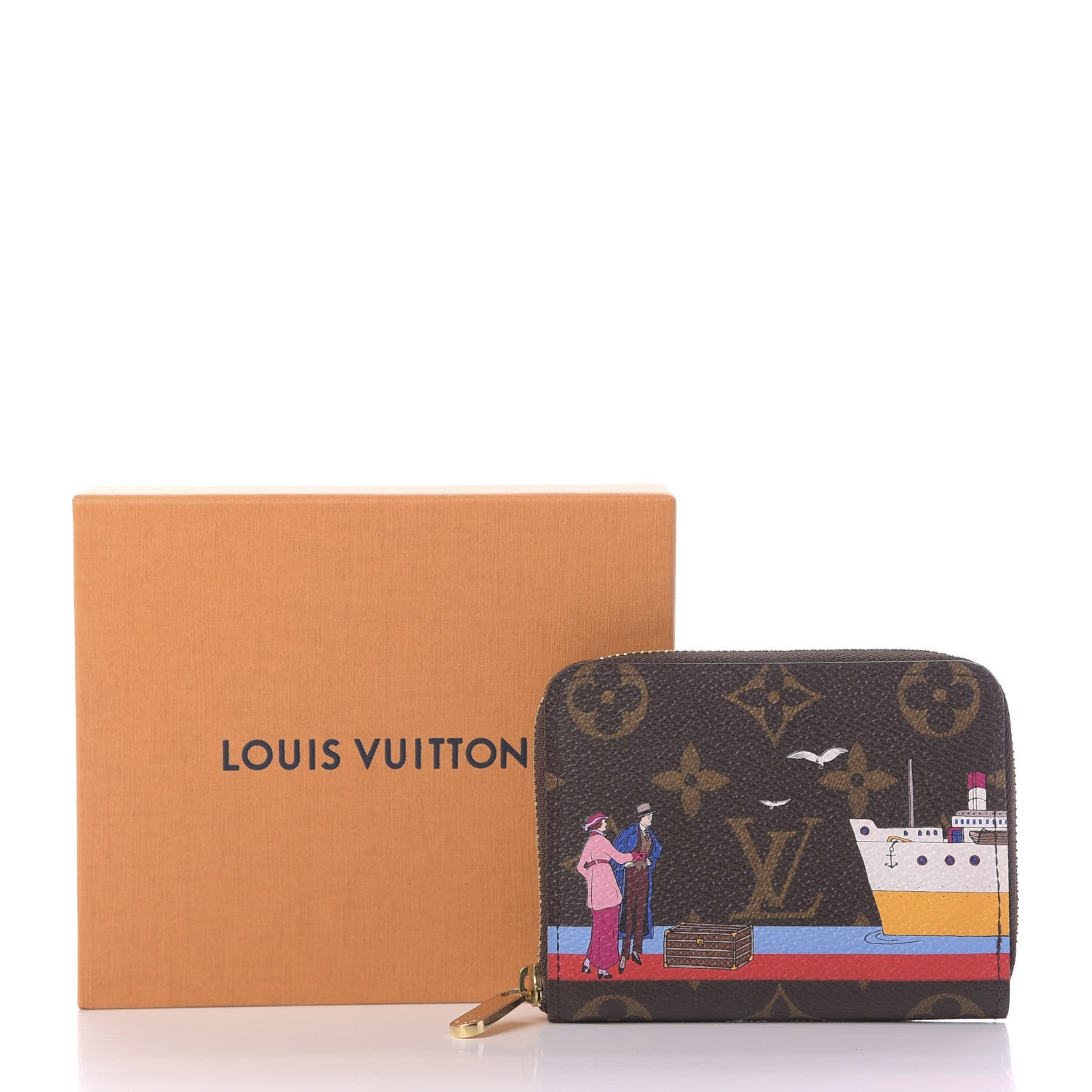 Louis Vuitton Monogram 2016 Christmas Animation Zippy Coin Purse 9 of 9