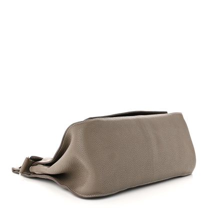 Hermes Taurillon Clemence Jypsiere 34 Etoupe 4 of 13