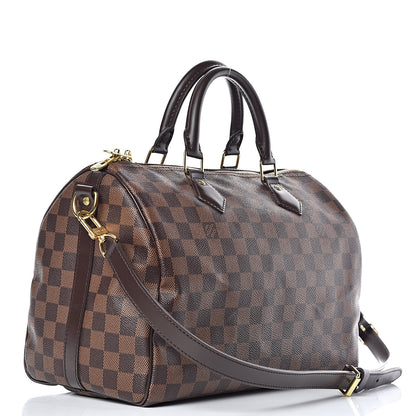 Louis Vuitton Damier Ebene Speedy Bandouliere 30 3 of 15