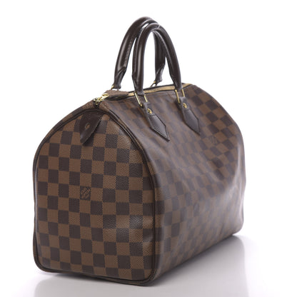 Louis Vuitton Damier Ebene Speedy 30 3 of 11