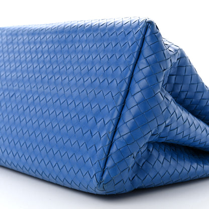 Bottega Veneta Light Calf Intrecciato Medium Roma Signal Blue 10 of 14