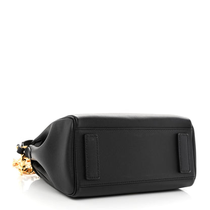 Versace Grained Calfskin La Medusa Top Handle Bag Black 4 of 10