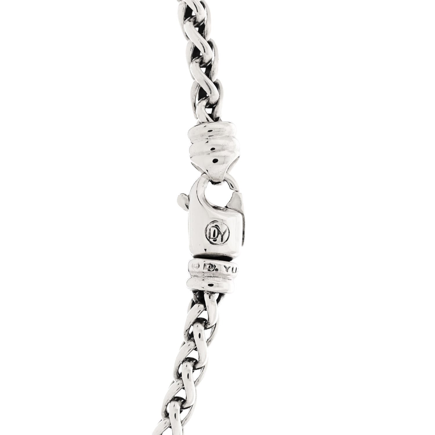 David Yurman Sterling Silver 4mm Wheat Chain Necklace 4 of 5