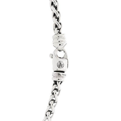 David Yurman Sterling Silver 4mm Wheat Chain Necklace 4 of 5