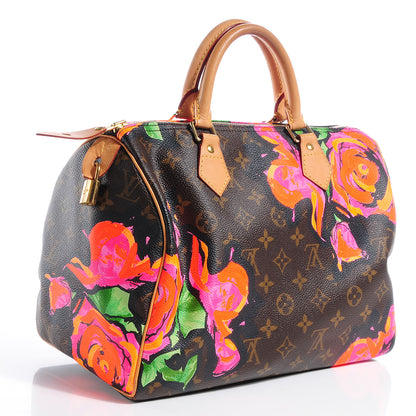 Louis Vuitton Monogram Roses Speedy 30 3 of 7
